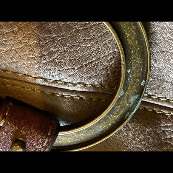 Boc Forest Green and brown faux leather purse - Picture 5 of 6